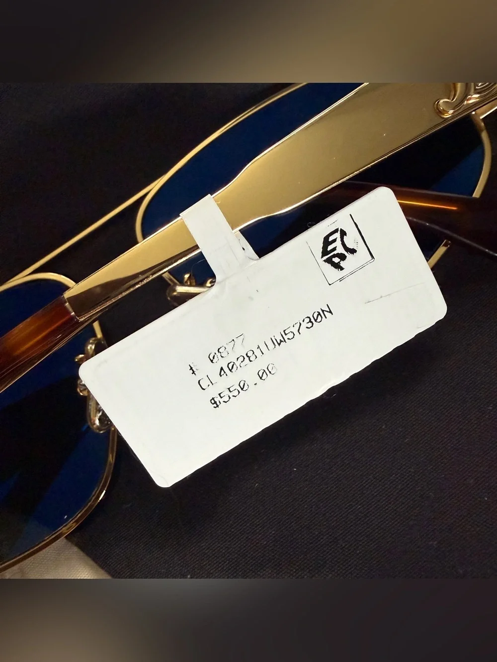 Celine Triomphe 57mm Pilot Sunglasses, New with Tags - Picture 5 of 15